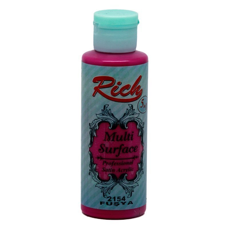 Rich Multi Surface Akrilik Boya 120 cc - Fuşya