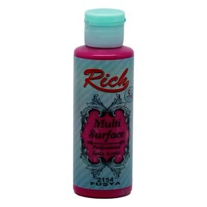 Rich Multi Surface Akrilik Boya 120 cc - Fuşya