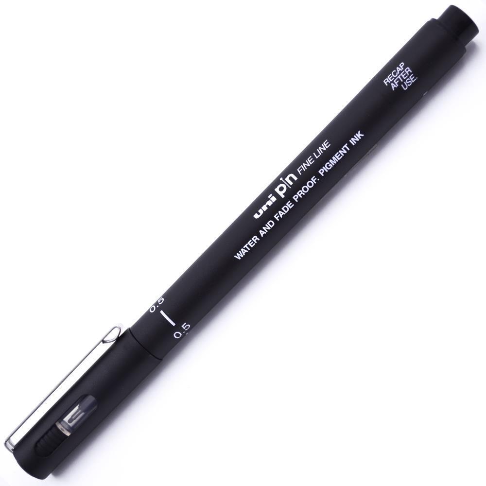 Uniball Pin Fine Line Çizim Kalemi 0.5 mm Siyah