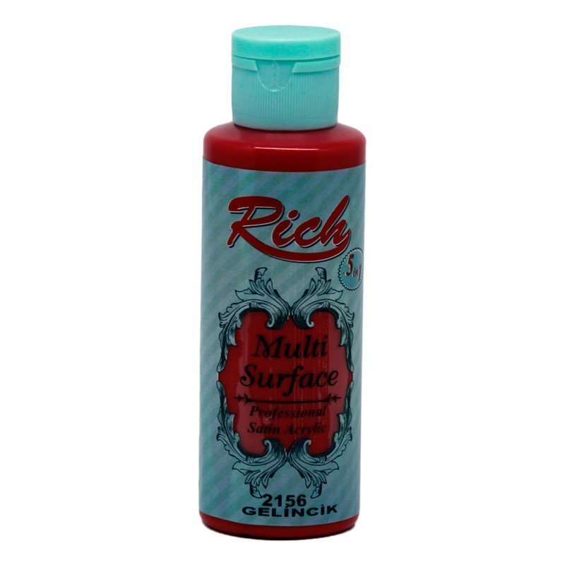 Rich Multi Surface Akrilik Boya 120 cc - Gelincik