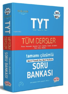 Editör Yayınları YKS TYT TÜM DERSLER SORU BANKASI ÇÖZ.MAVİ KAMPANYA