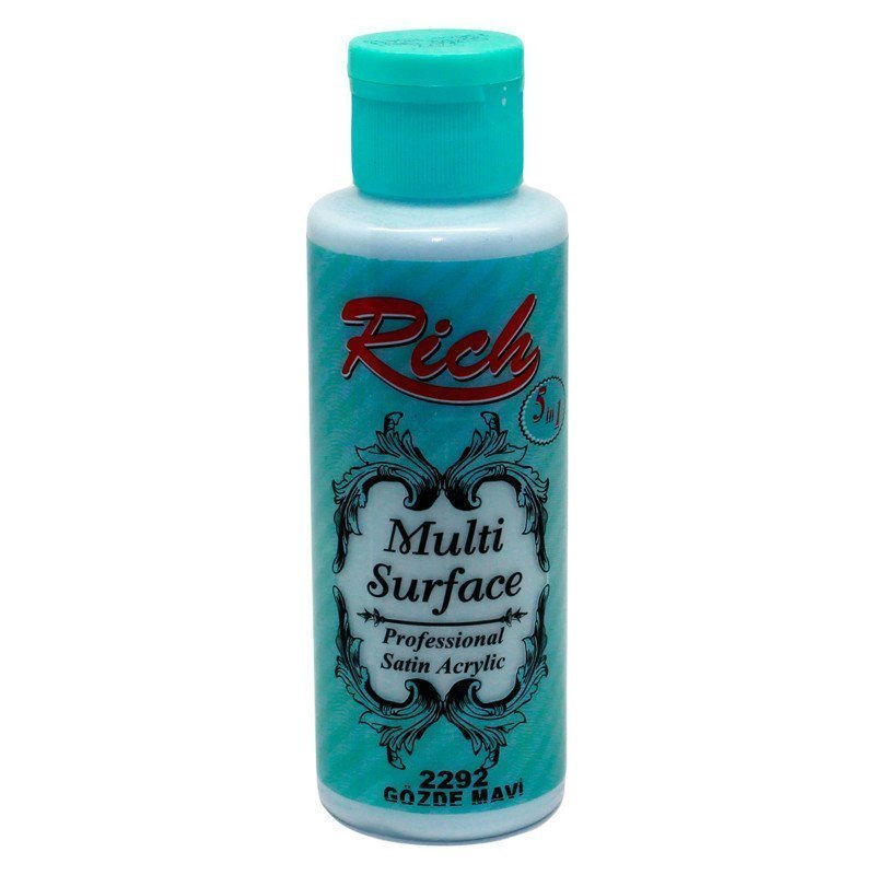 Rich Multi Surface Akrilik Boya 120 cc - Gözde Mavi