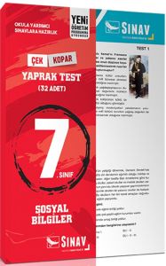 Sınav Yayınları 7. Sınıf Sosyal Bilgiler Yaprak Test