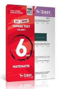 Sınav Yayınları 6. Sınıf Matematik Yaprak Test