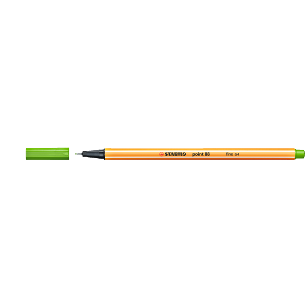 Stabilo Keçe Uçlu İnce Kalem 88 Point 0.4 mm Yaprak Yeşili
