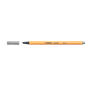 Stabilo Keçe Uçlu İnce Kalem 88 Point 0.4 mm Açık Gri