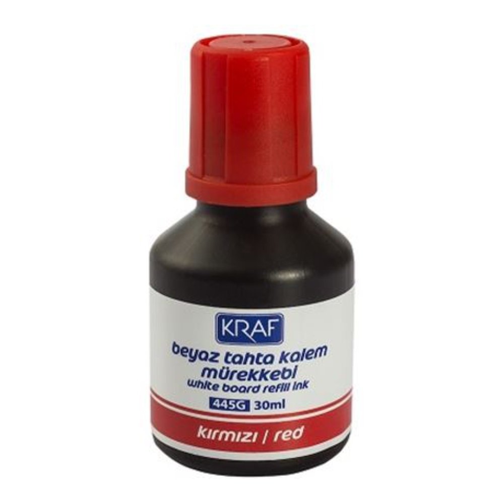 Kraf Tahta Kalem Mürekkebi 30 ml Kırmızı