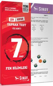 Sınav Yayınları 7. Sınıf İngilizce Yaprak Test