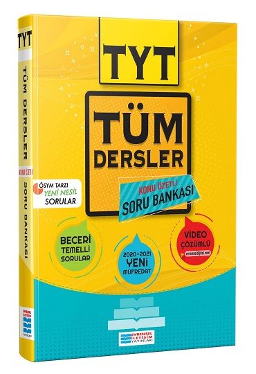 Evrensel İletişim TYT 1.OTURUM TÜM DERSLER KONU ÖZETLİ ÇÖZ. SORU B.