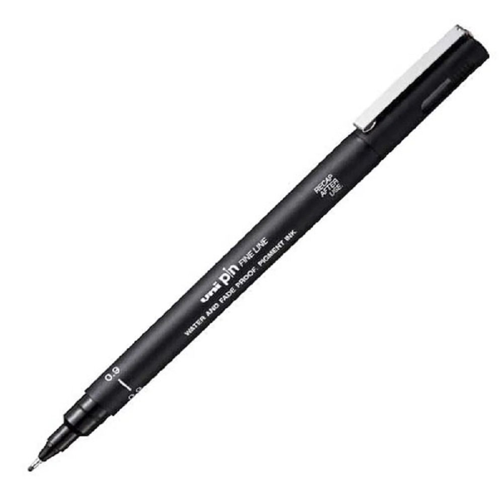 Uniball Pin Fine Line Çizim Kalemi 0.9 mm Siyah