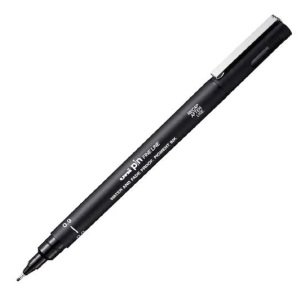 Uniball Pin Fine Line Çizim Kalemi 0.9 mm Siyah
