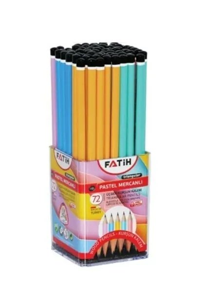 Fatih Kurşun Kalem Üçgen Mercanlı Pastel Renkli