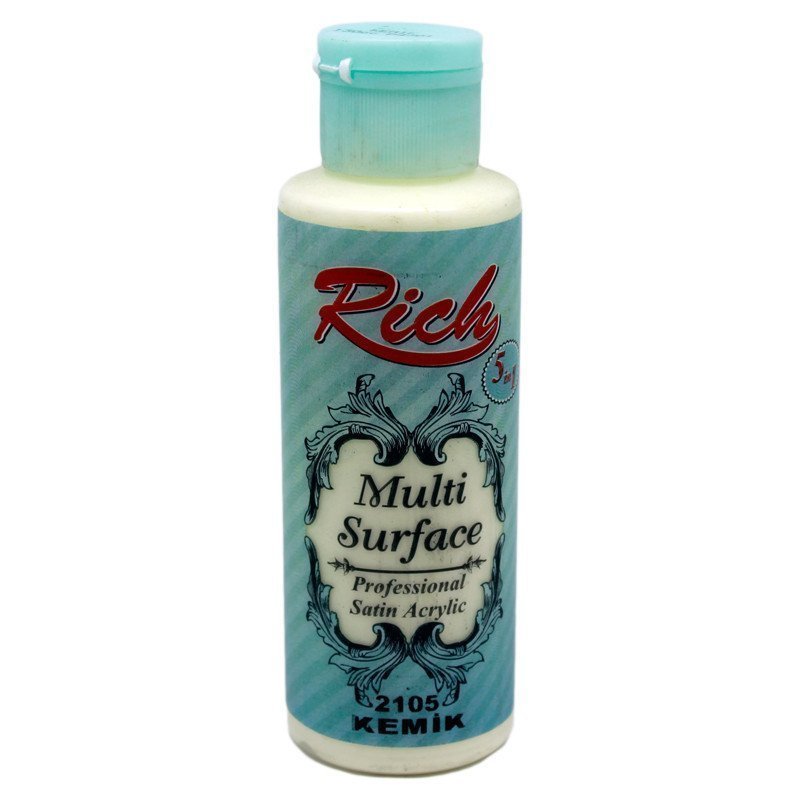 Rich Multi Surface Akrilik Boya 120 cc - Kemik