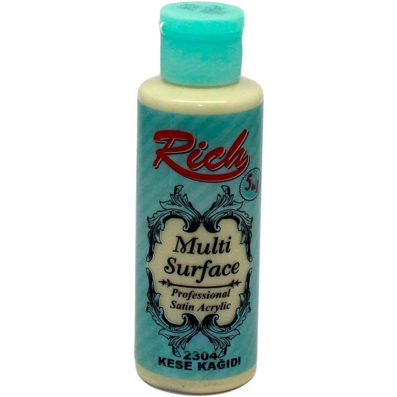 Rich Multi Surface Akrilik Boya 120 cc - Kese Kağıdı
