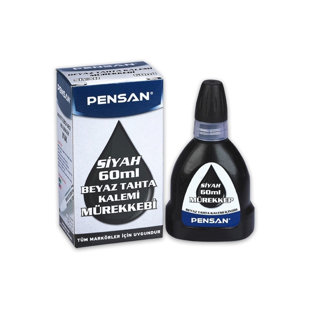 Pensan Tahta Kalem Mürekkebi 60 ml Siyah