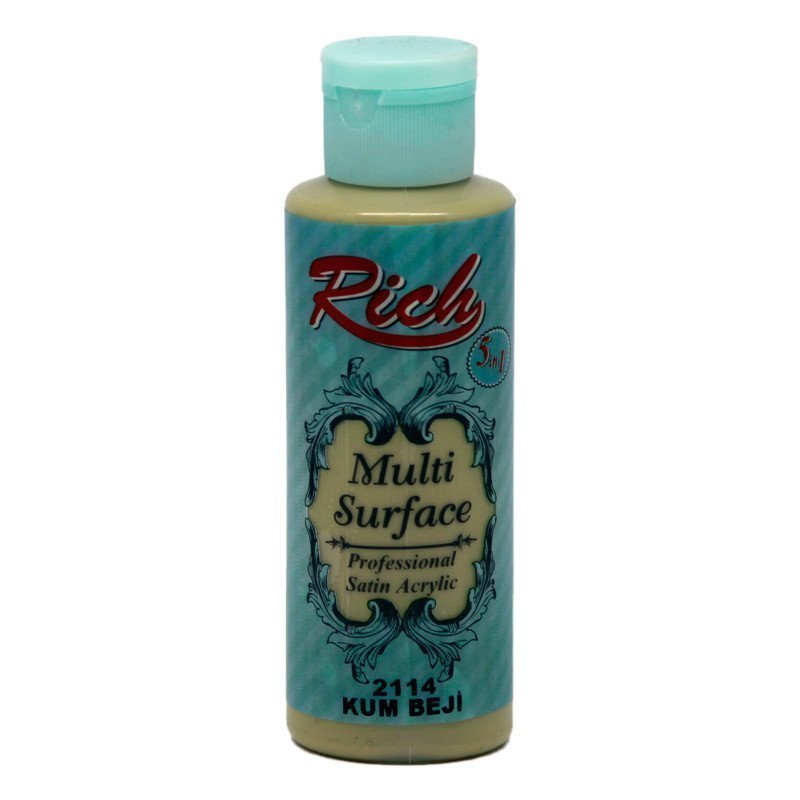 Rich Multi Surface Akrilik Boya 120 cc - Kum Beji