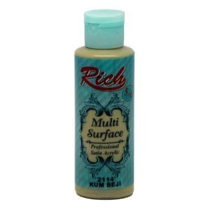 Rich Multi Surface Akrilik Boya 120 cc - Kum Beji