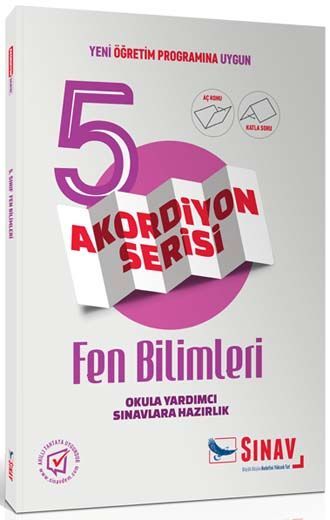 Sınav Yayınları 5. Sınıf Fen Bilimleri Akordiyon Kitap