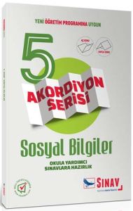 Sınav Yayınları 5. Sınıf Sosyal Bilgiler Akordiyon Kitap