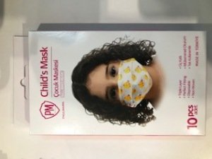 Pm 3 Katlı Tek Kullanımlık Çocuk Maskesi 10lu Kutu