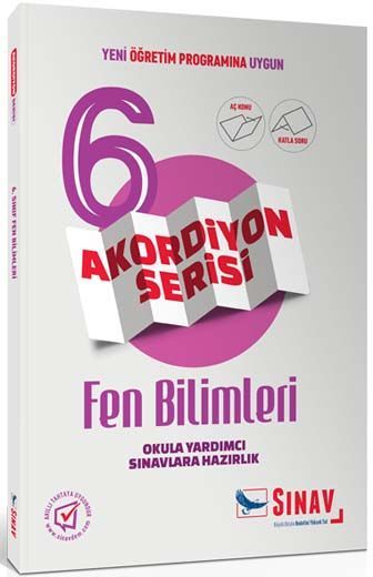 Sınav Yayınları 6. Sınıf Fen Bilimleri Akordiyon Kitap