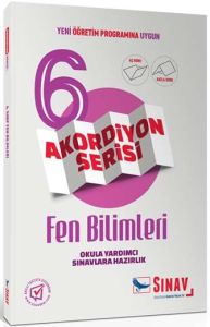 Sınav Yayınları 6. Sınıf Fen Bilimleri Akordiyon Kitap