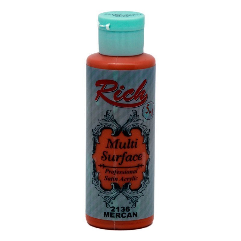 Rich Multi Surface Akrilik Boya 120 cc - Mercan