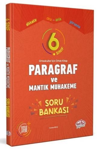 Editör Yayınları 6.SINIF PARAGRAF VE MANTIK MUHAKEME SORU BANKASI
