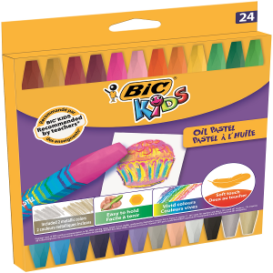 Bic Yağlı Pastel Boya 24'lü