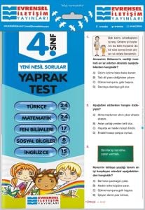 Evrensel İletişim 4.SINIF TÜM DERSLER YAPRAK TEST