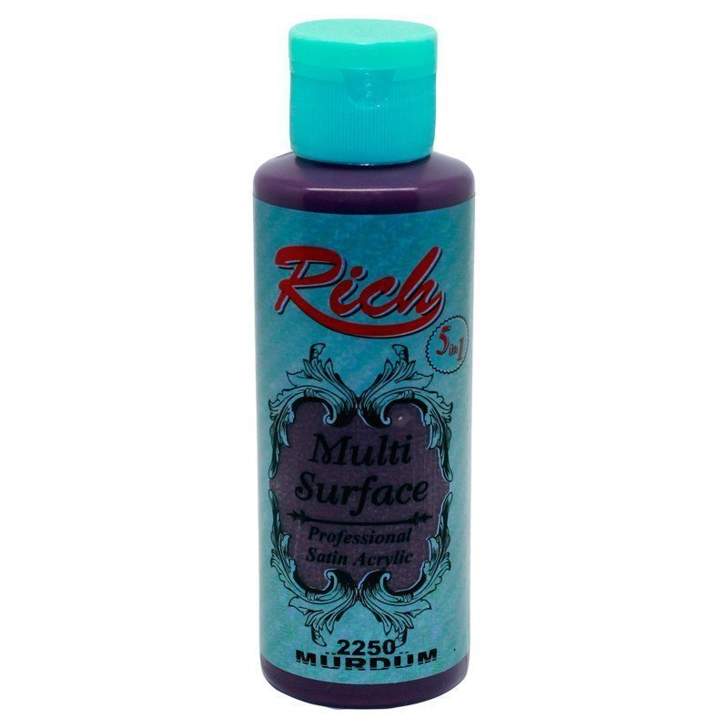 Rich Multi Surface Akrilik Boya 120 cc - Mürdüm