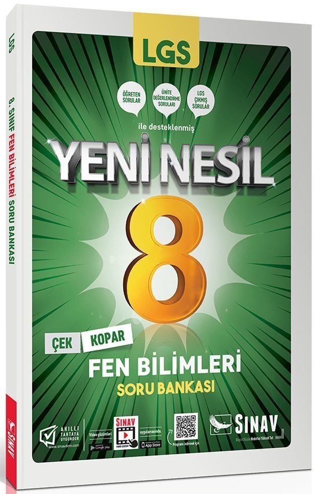 Sınav Yayınları 8. Sınıf LGS Fen Bilimleri Soru Bankası