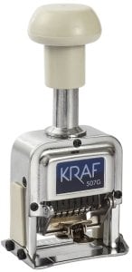 Kraf Otomatik Numaratör 7 Hane 507G