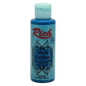 Rich Multi Surface Akrilik Boya 120 cc - Petrol Mavi