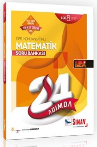 Sınav Yayınları 8. Sınıf LGS Matematik 24 Adımda Özel Konu Anlatımlı Soru Bankası
