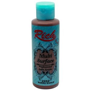 Rich Multi Surface Akrilik Boya 120 cc - Pudra Kahve