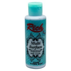 Rich Multi Surface Akrilik Boya 120 cc - Pudra Mavi