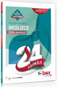 Sınav Yayınları 8. Sınıf LGS İngilizce 24 Adımda Özel Konu Anlatımlı Soru Bankası