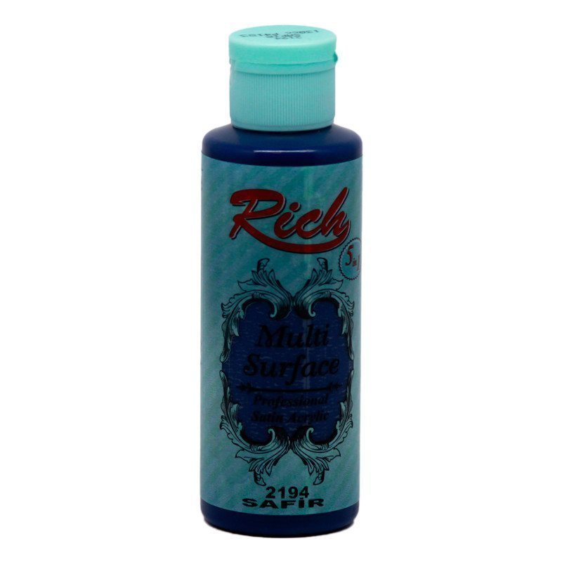 Rich Multi Surface Akrilik Boya 120 cc - Safir