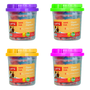 Lets Oyun Hamuru Kalıp Hediyeli 100 GR 5 Renk
