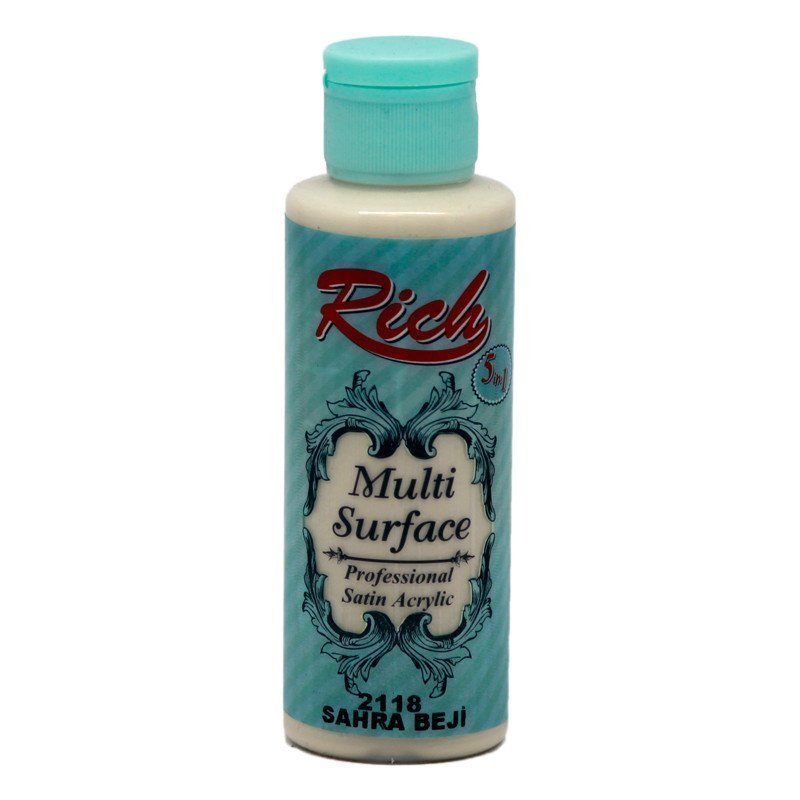 Rich Multi Surface Akrilik Boya 120 cc - Sahra Beji
