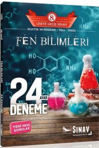 Sınav Yayınları 8. Sınıf LGS Fen Bilimleri 24 Ayar Deneme