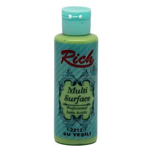 Rich Multi Surface Akrilik Boya 120 cc - Su Yeşili