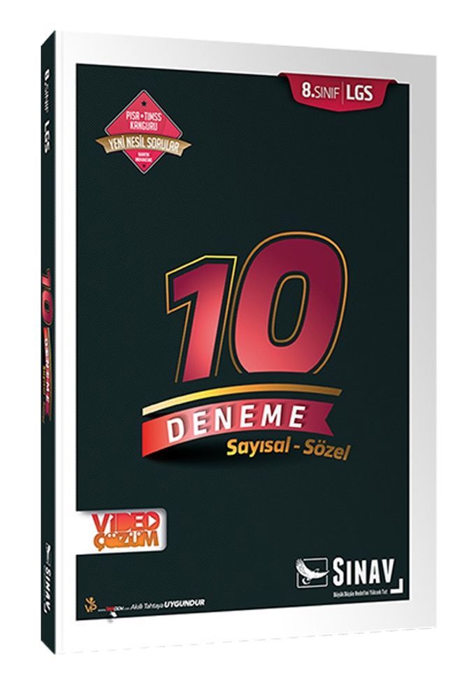 Sınav Yayınları 8. Sınıf Sözel Sayısal 10 Deneme