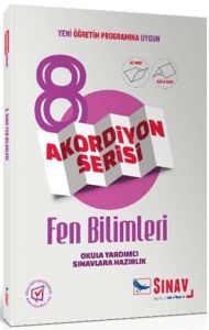 Sınav Yayınları 8. Sınıf Fen Bilimleri Akordiyon Kitap