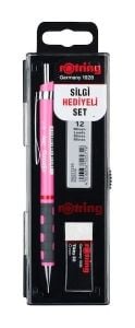 Rotring Okul Seti Versatil+Min Silgi Hediyeli 0.7 MM Fosforlu Pembe