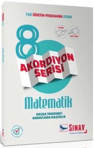 Sınav Yayınları 8. Sınıf Matematik Akordiyon Kitap