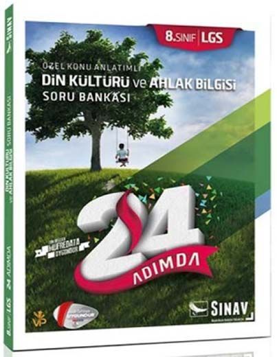 Sınav Yayınları 8. Sınıf LGS Din Kültürü ve Ahlak Bilgisi 24 Adımda Özel Konu Anlatımlı Soru Bankası