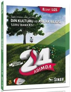 Sınav Yayınları 8. Sınıf LGS Din Kültürü ve Ahlak Bilgisi 24 Adımda Özel Konu Anlatımlı Soru Bankası
