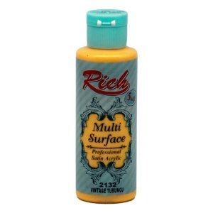 Rich Multi Surface Akrilik Boya 120 cc - Vintage Turuncu